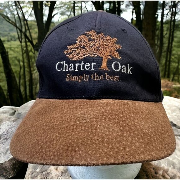 Charter Oak Vinyl Siding Hat Simply the Best Oak Tree KC Faux Suede Brim - Picture 1 of 9